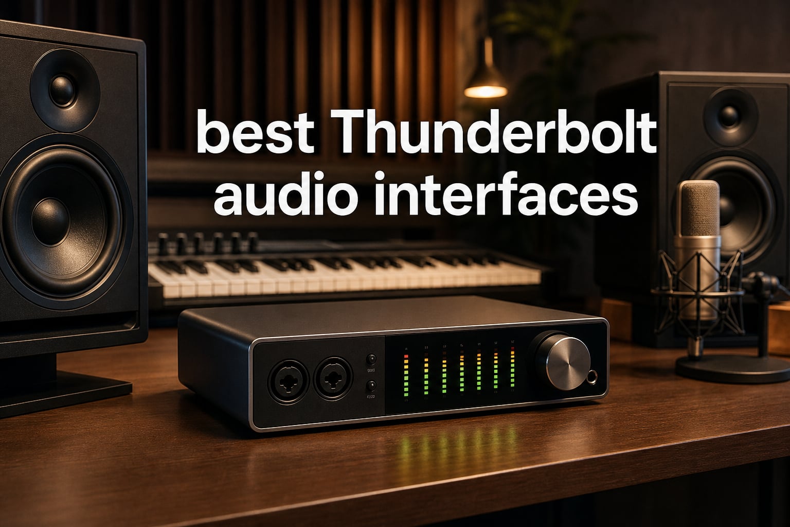 best Thunderbolt audio interfaces