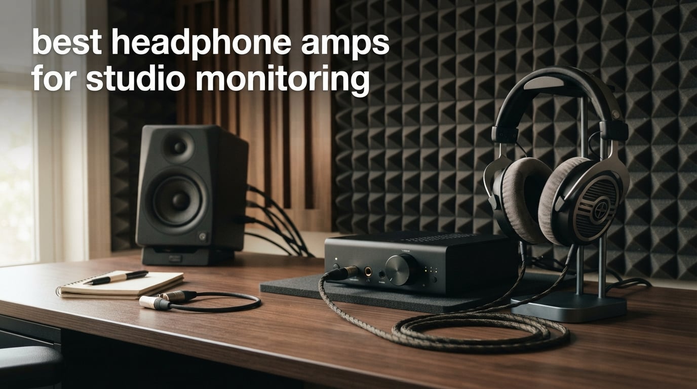 best headphone amps for studio monitoring