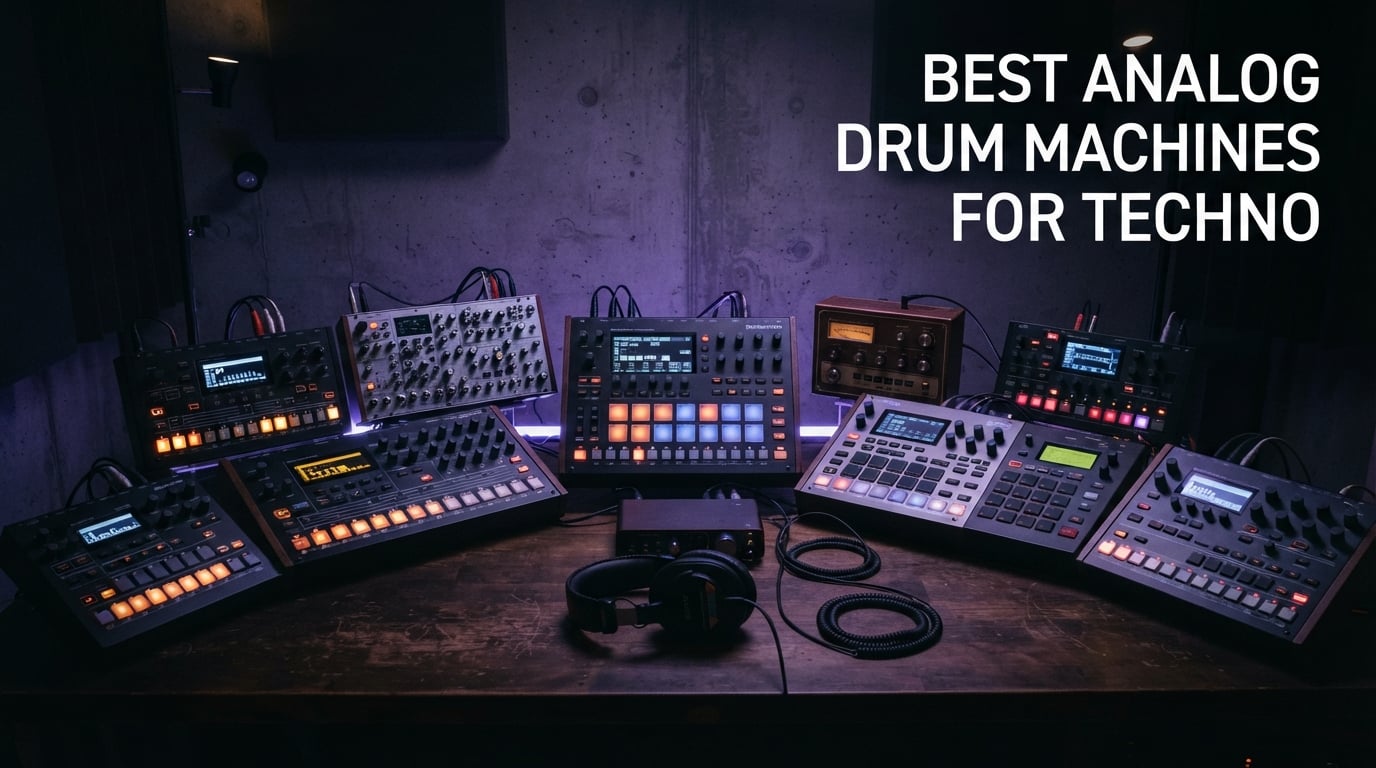 best analog drum machines for techno