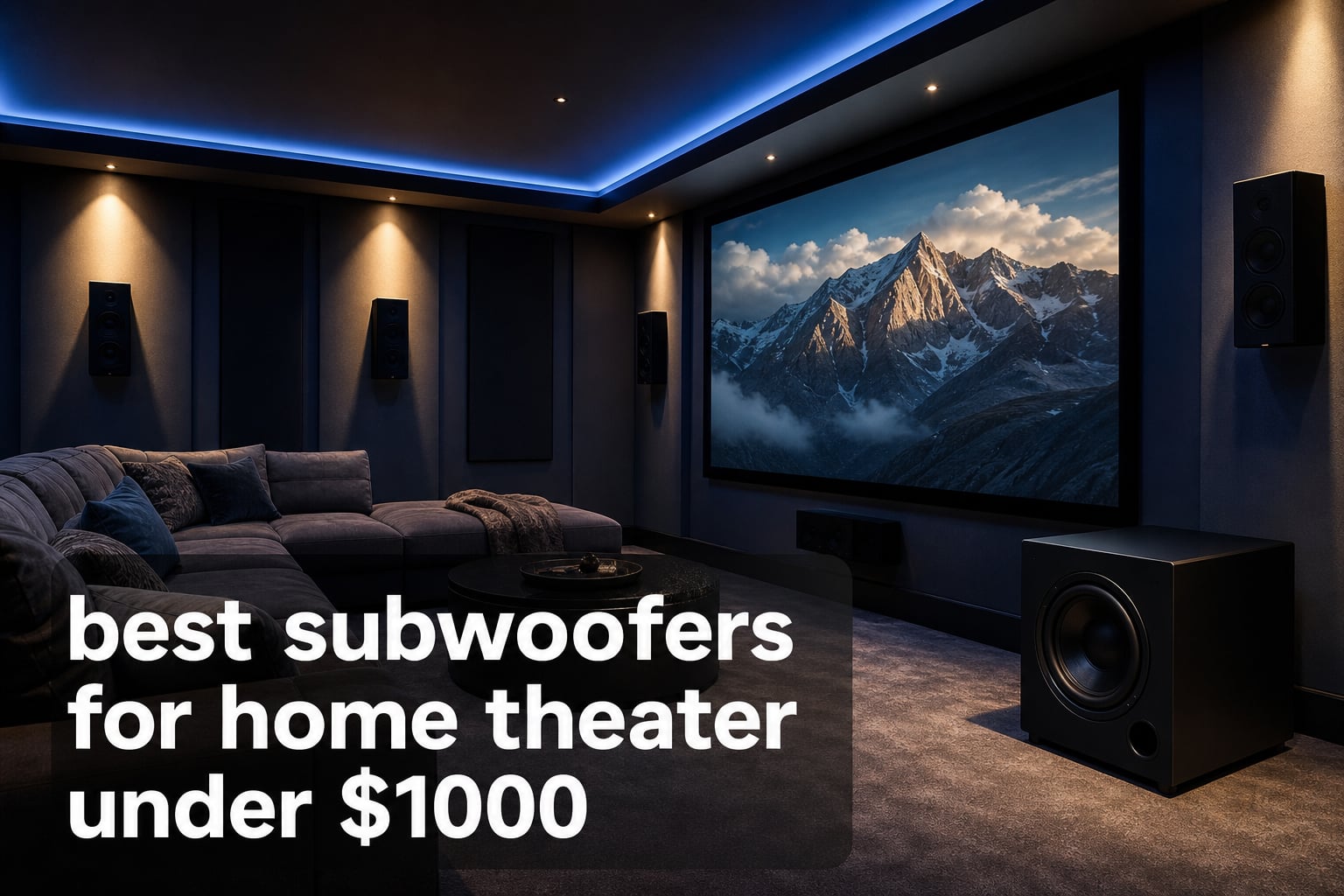 best subwoofers for home theater under $1000
