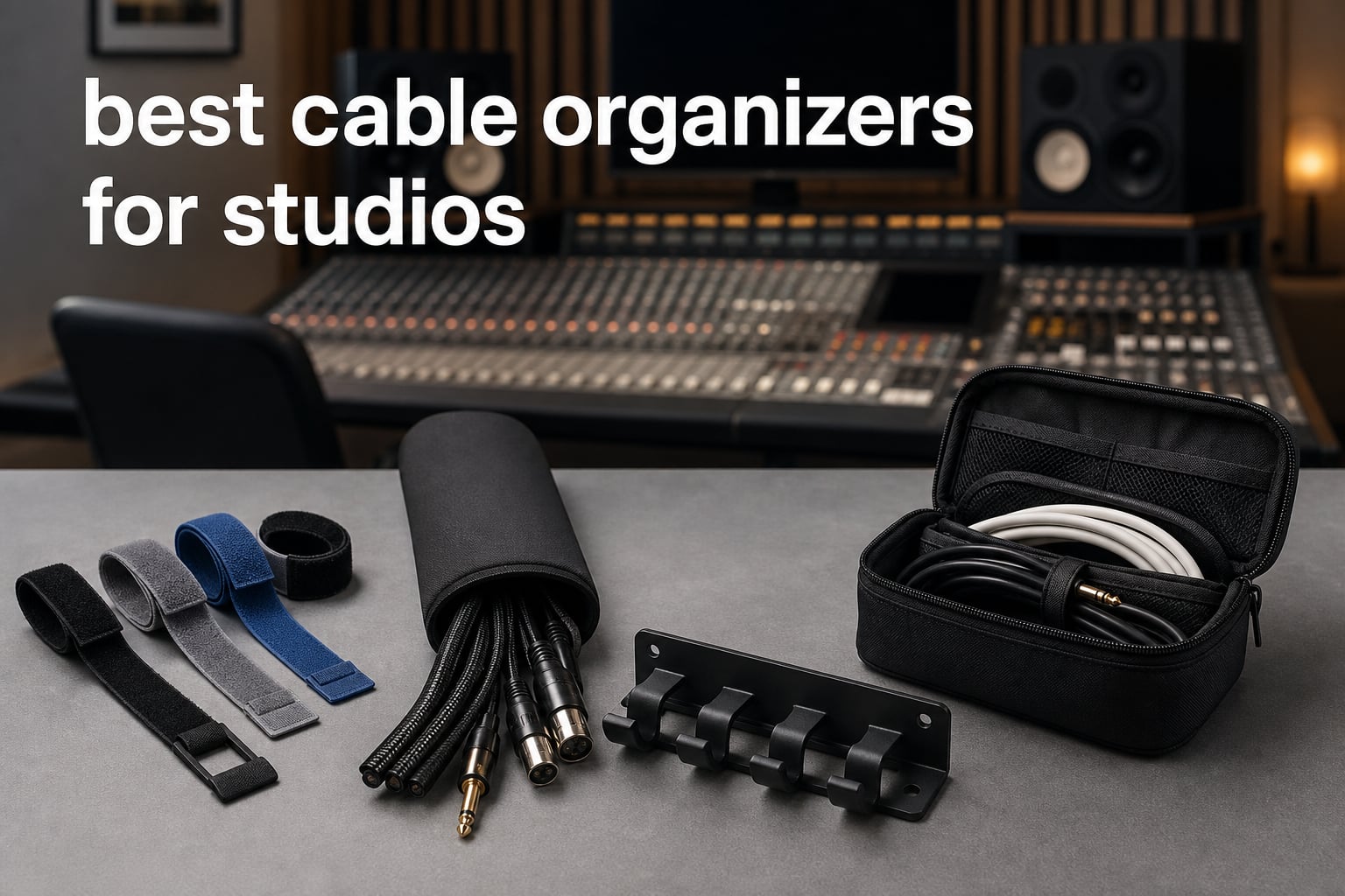best cable organizers for studios