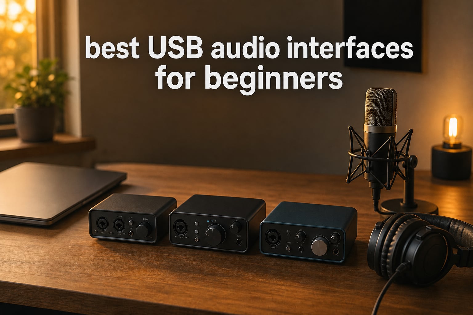 best USB audio interfaces for beginners