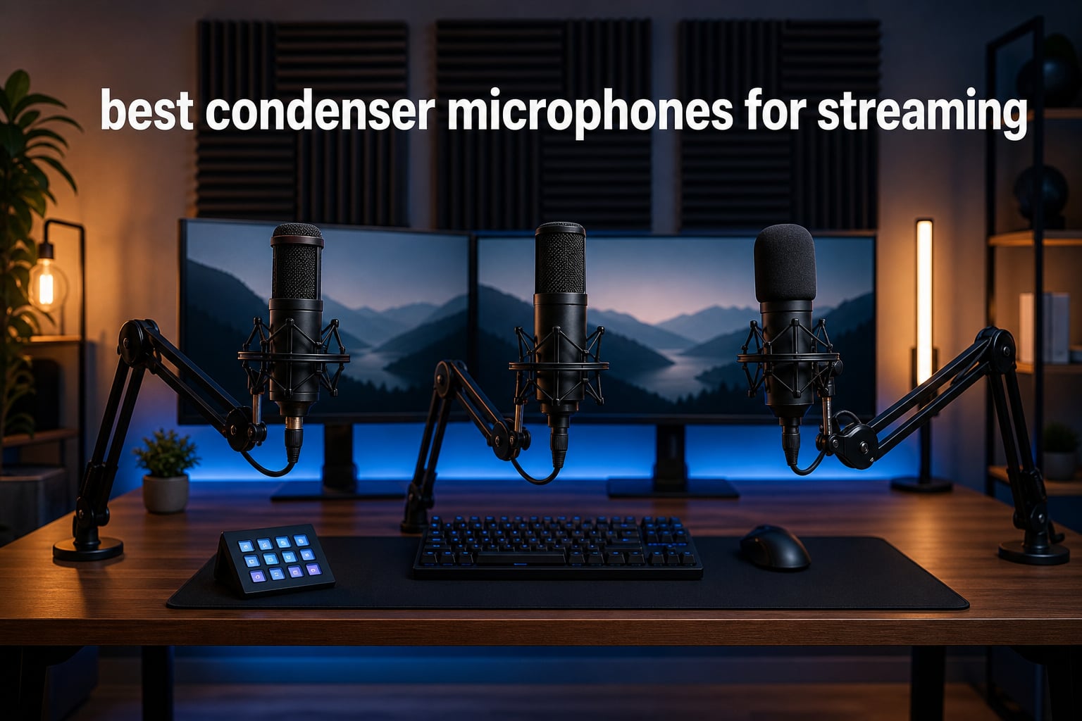 best condenser microphones for streaming