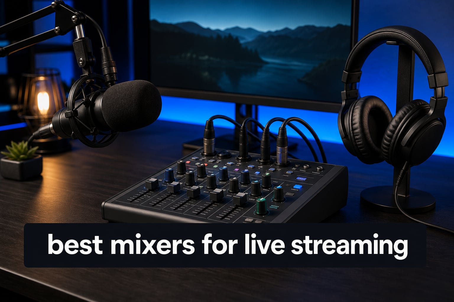 best mixers for live streaming