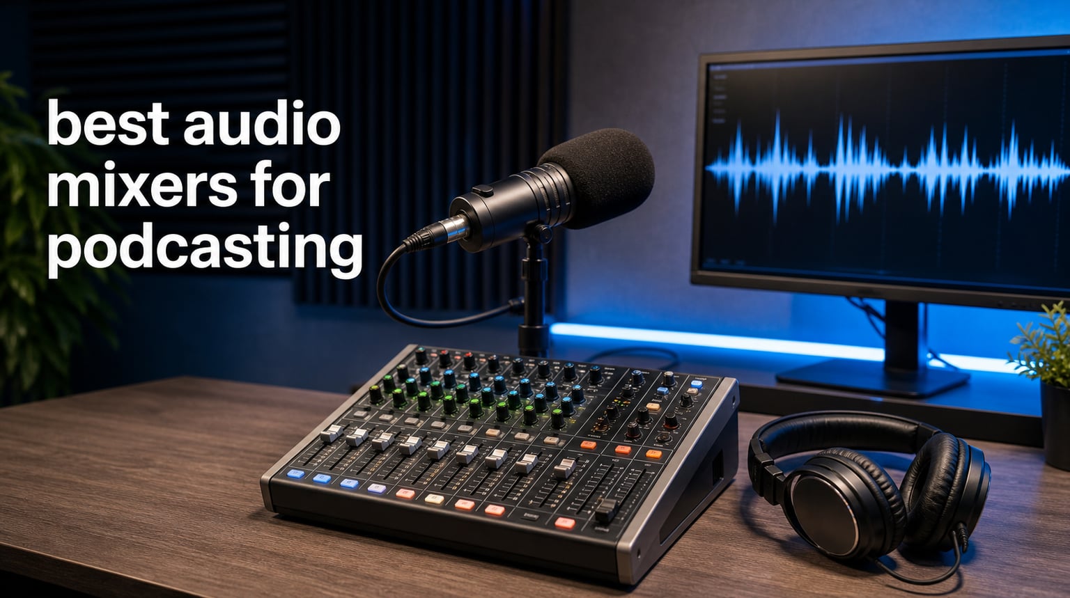 best audio mixers for podcasting