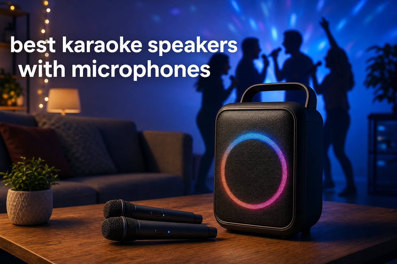 best karaoke speakers with microphones