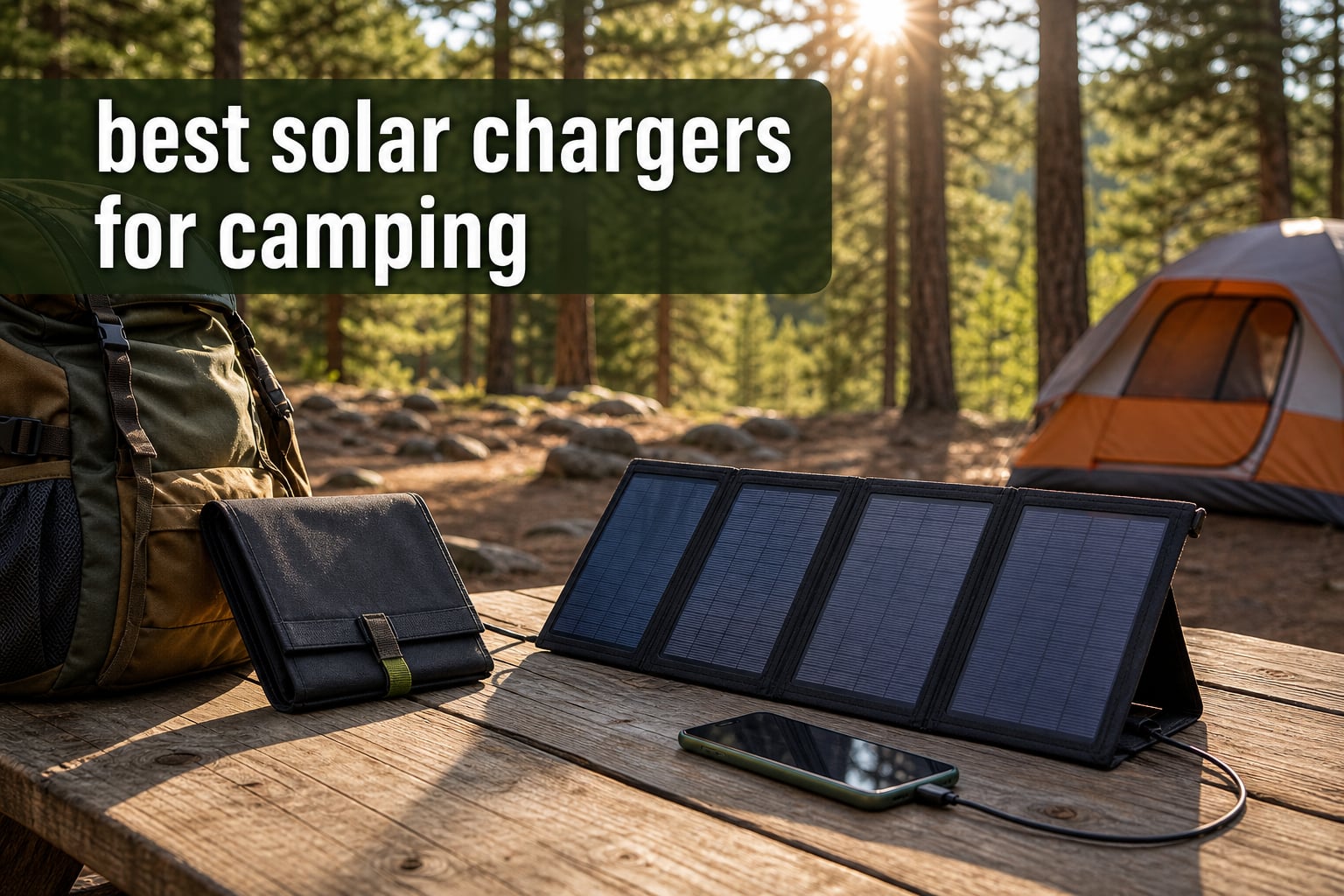 best solar chargers for camping