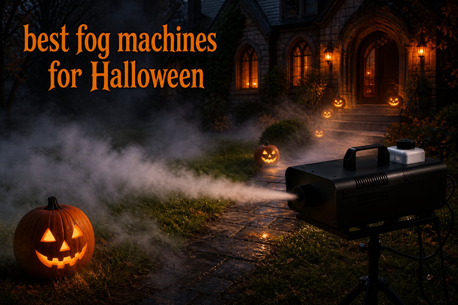 best fog machines for Halloween