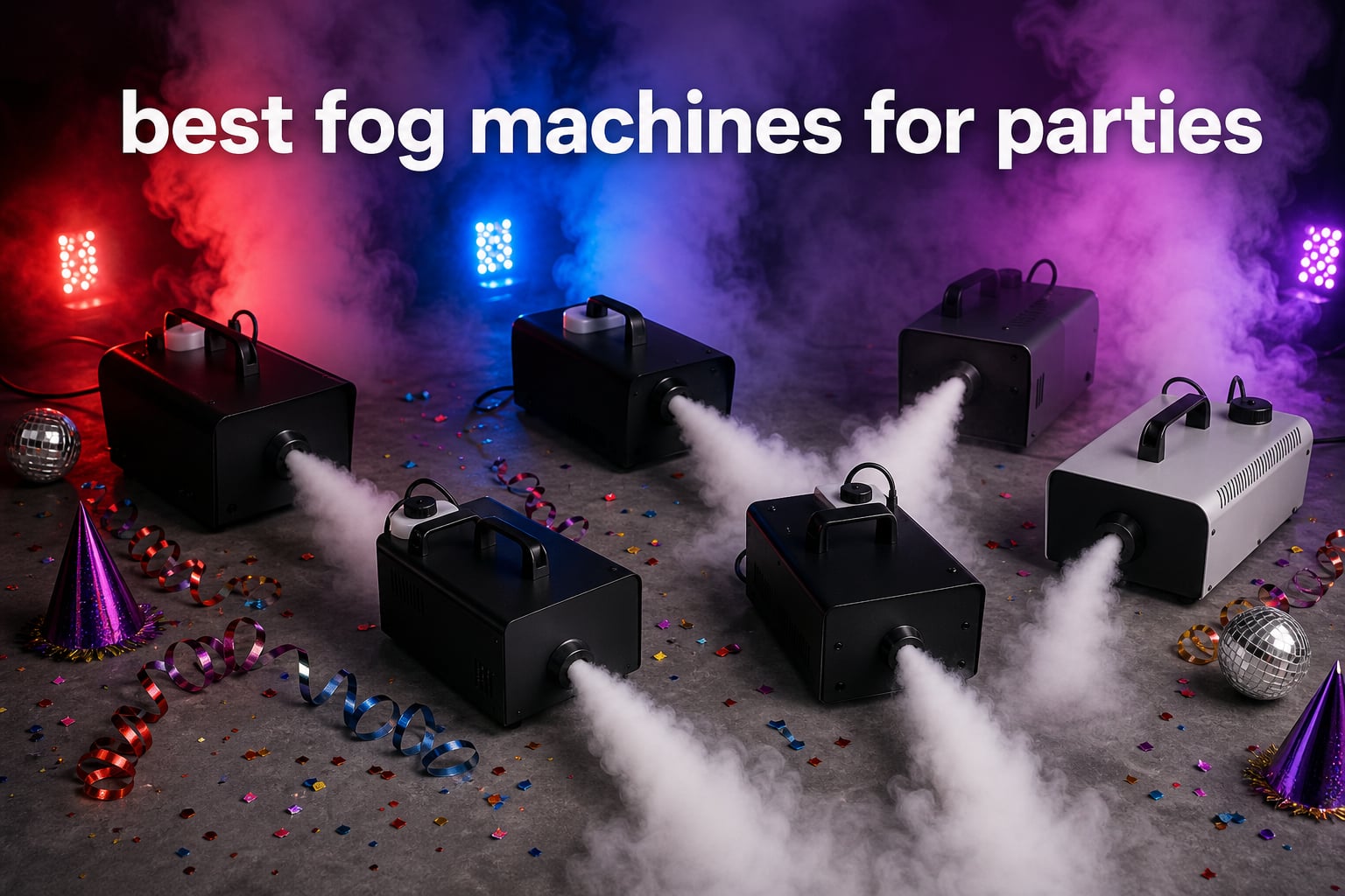 best fog machines for parties