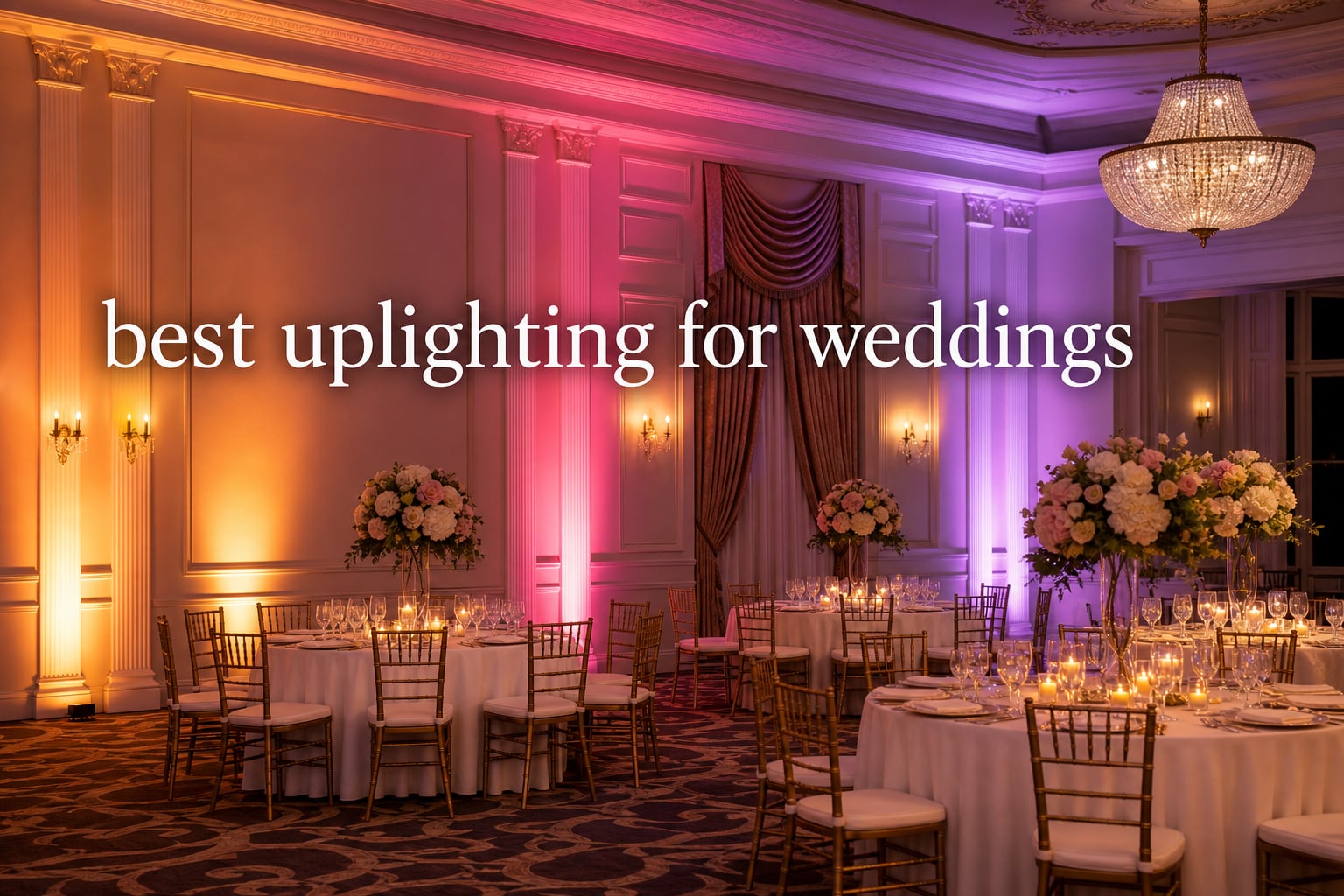 best uplighting for weddings