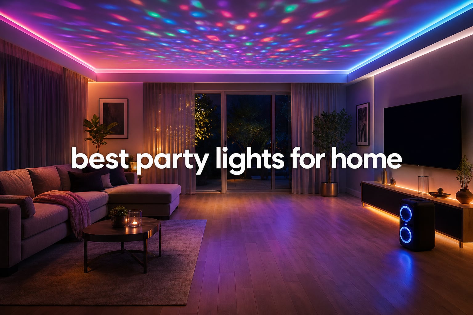 best party lights for home