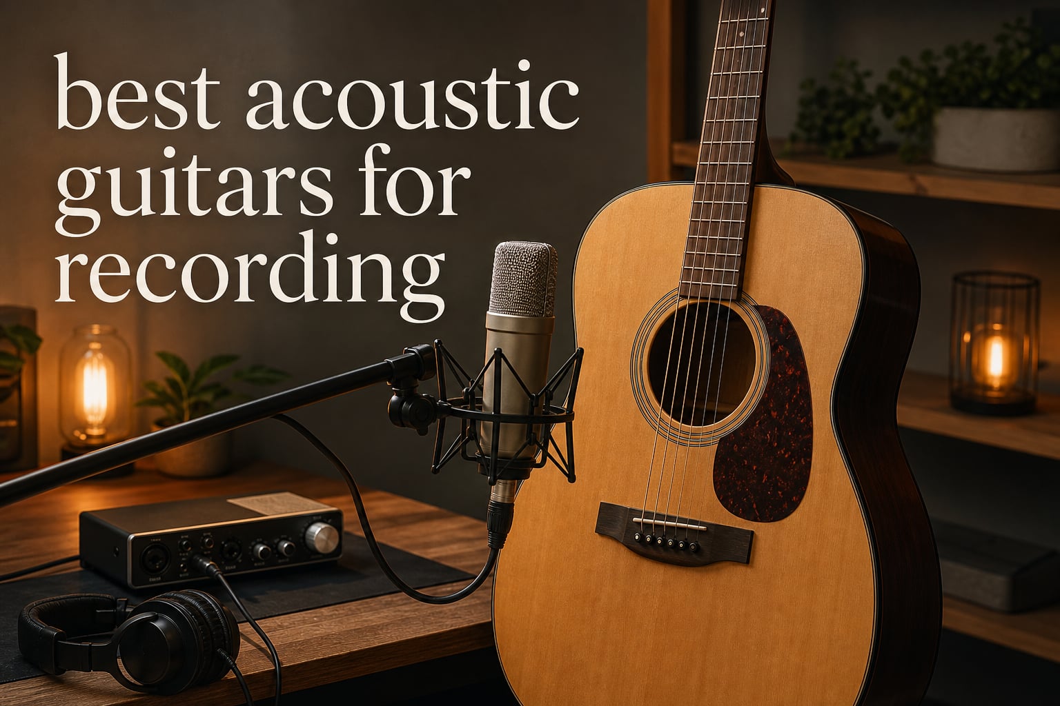 best acoustic guitars for recording