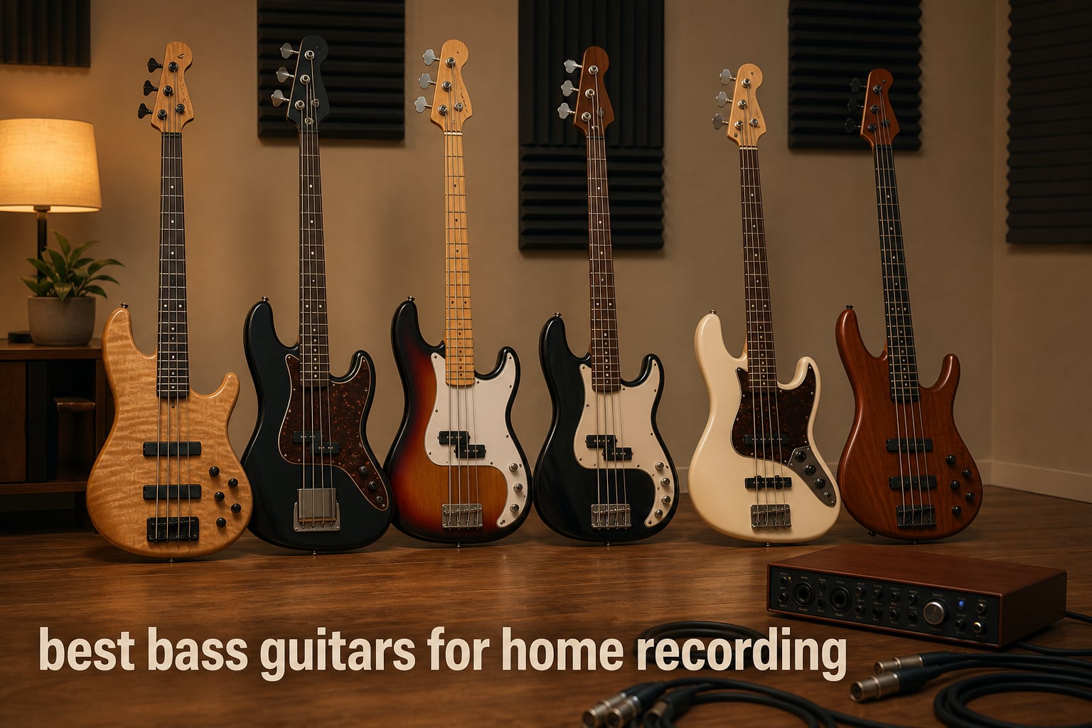 best bass guitars for home recording