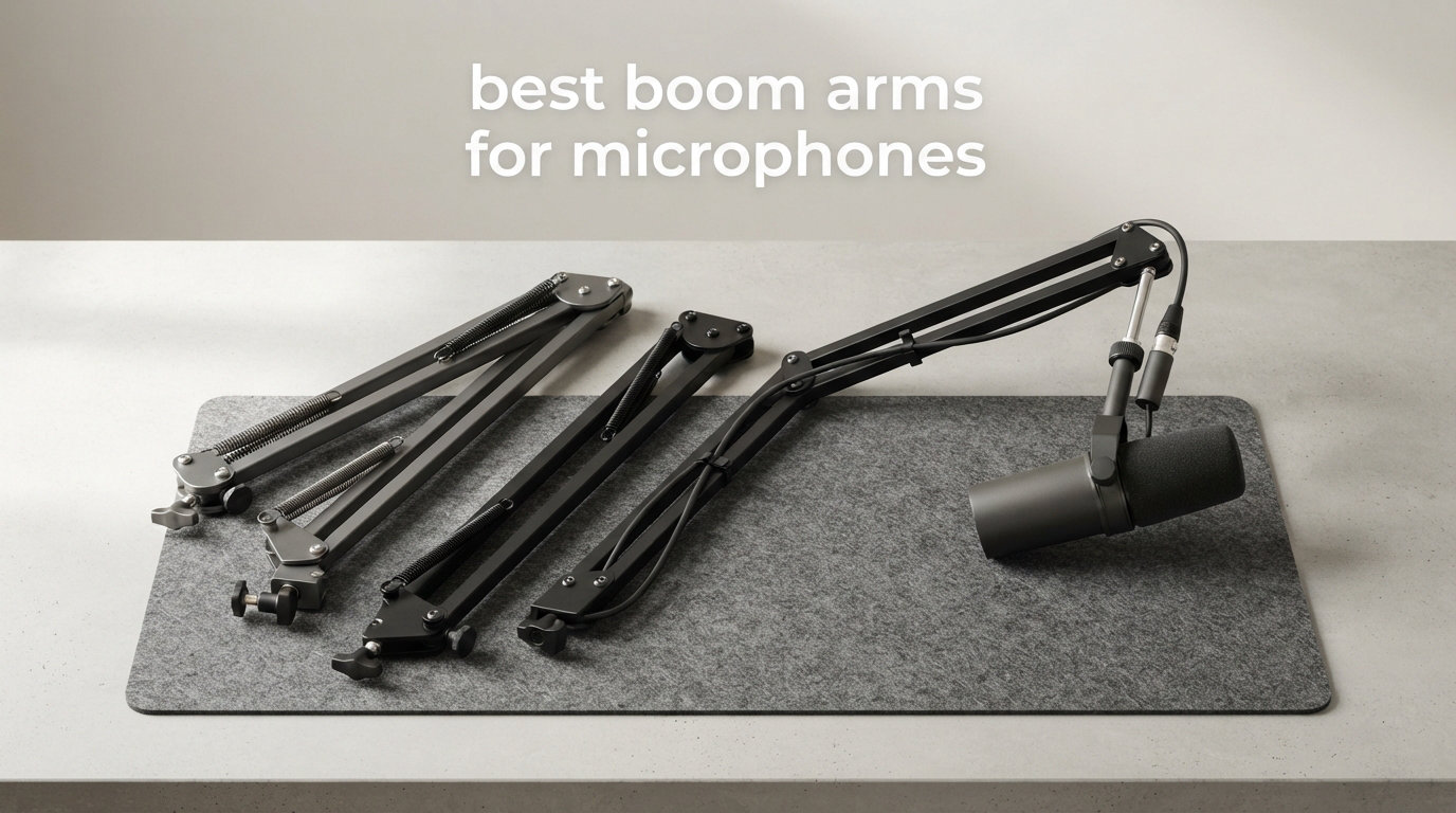 best boom arms for microphones