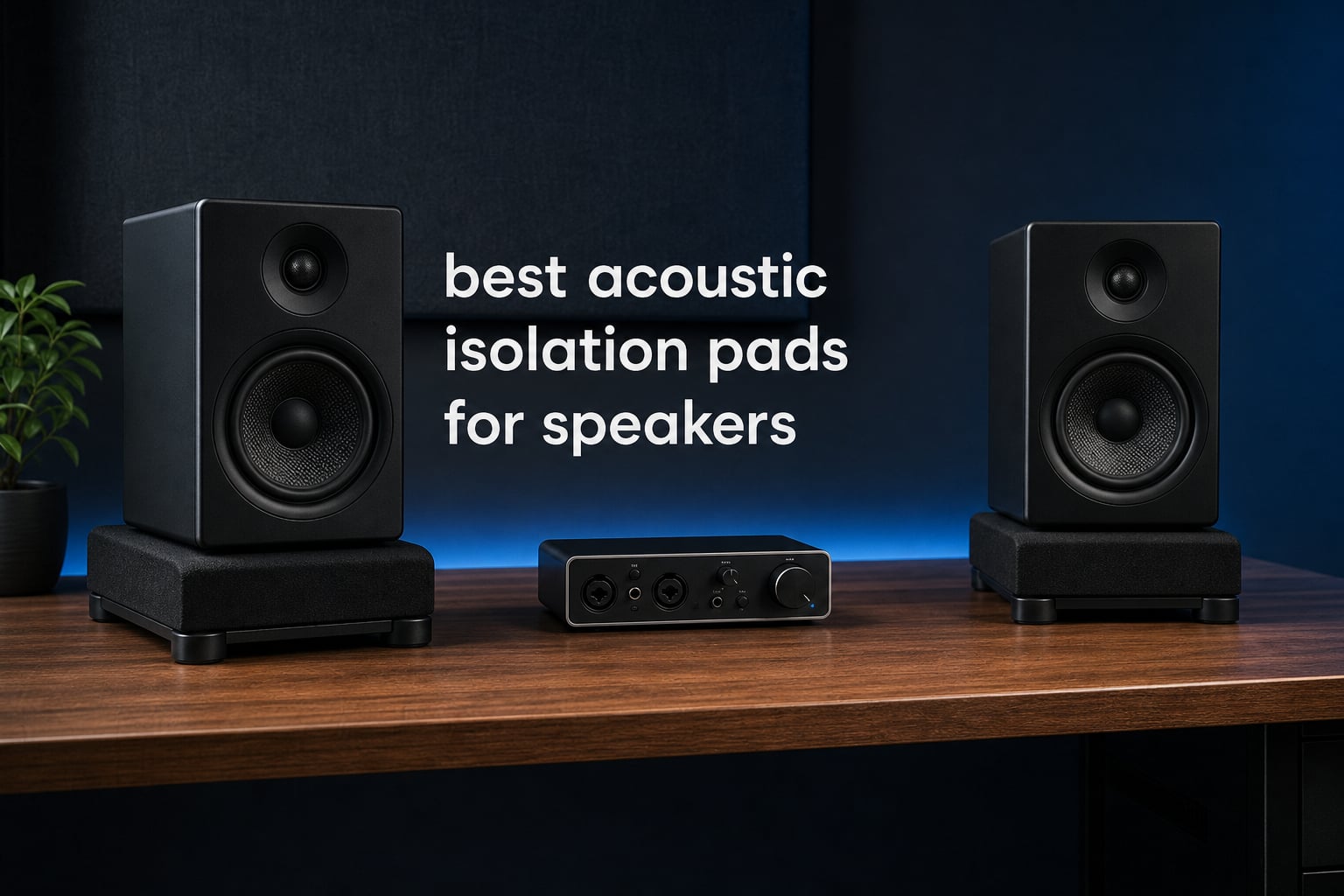 best acoustic isolation pads for speakers