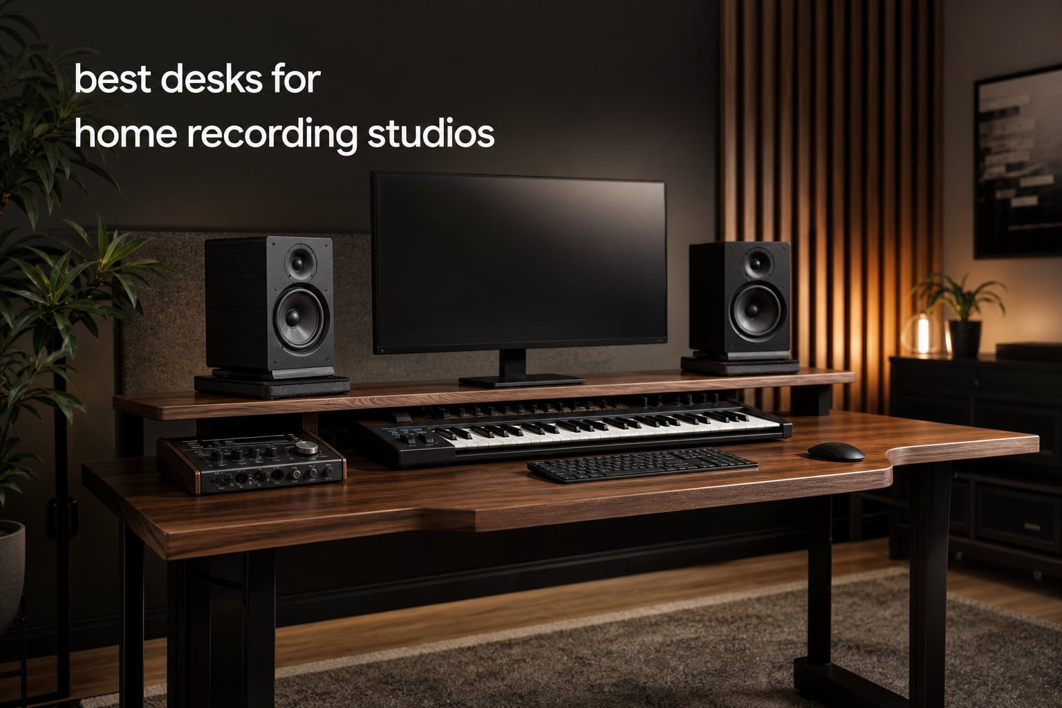 best desks for home recording studios