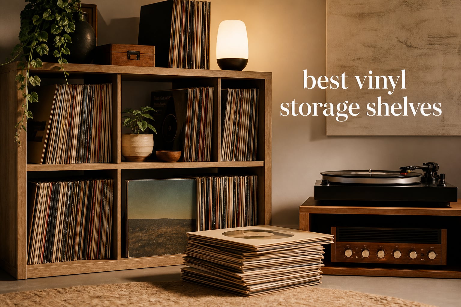 best vinyl storage shelves