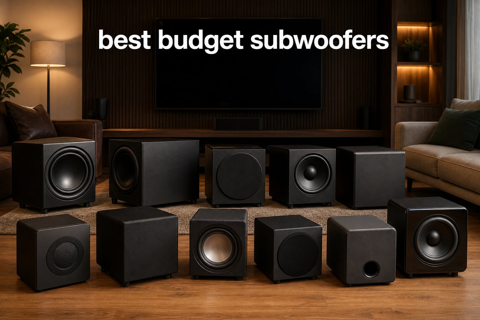 best budget subwoofers
