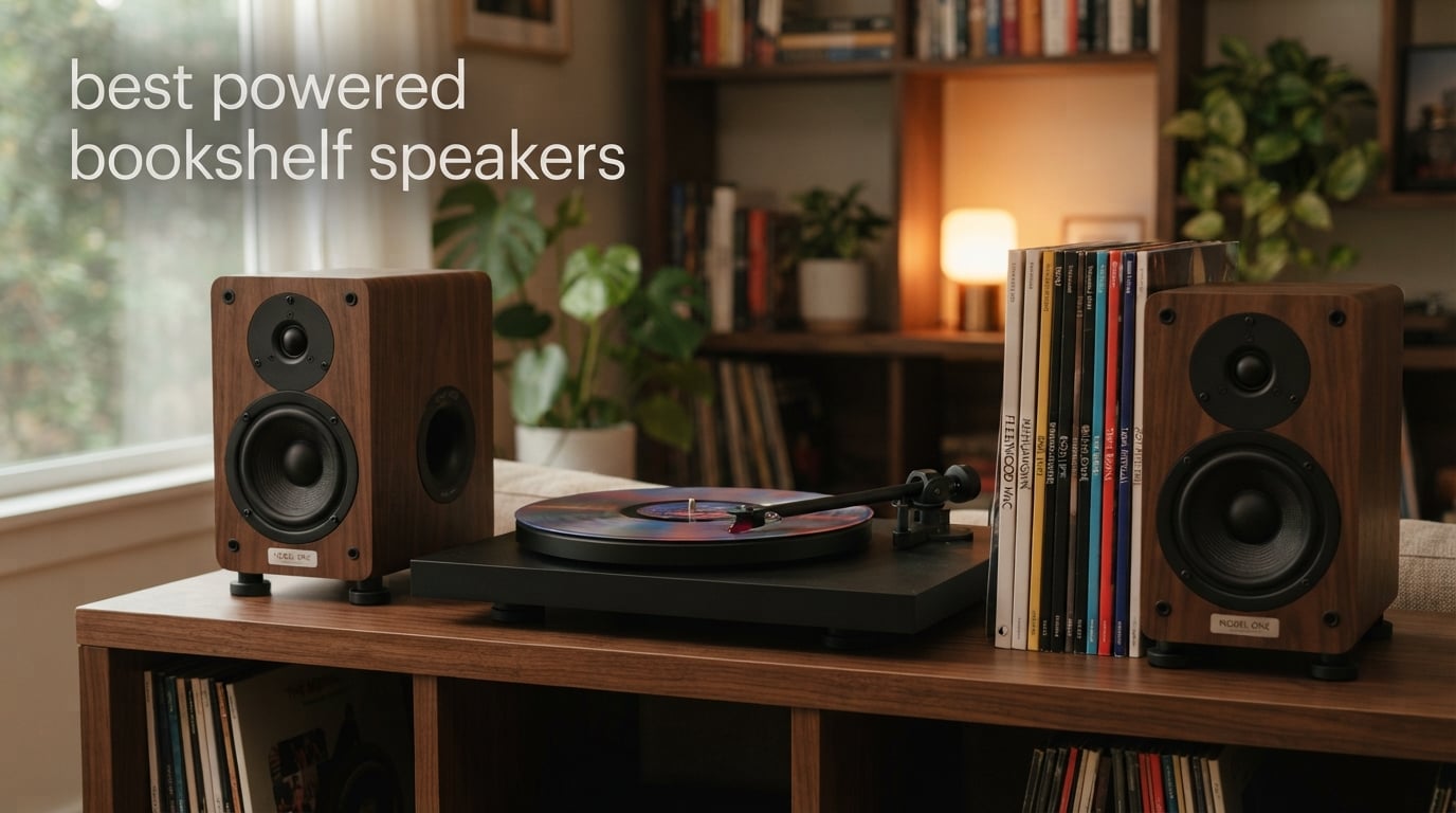 best powered bookshelf speakers