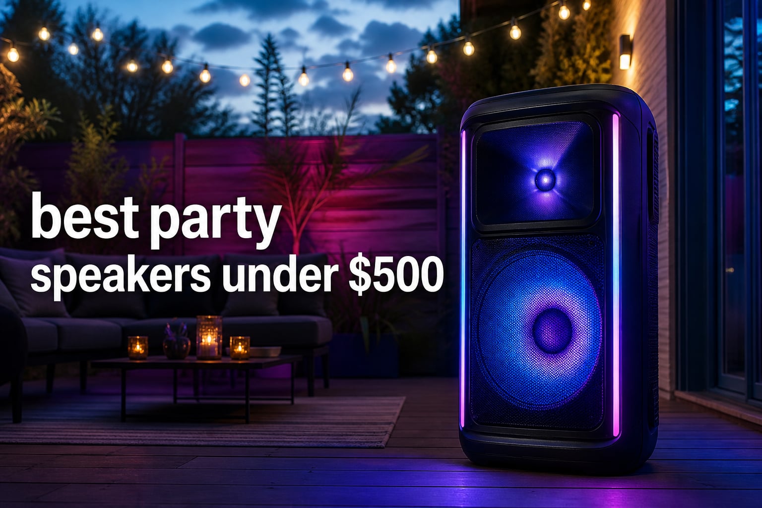 best party speakers under $500