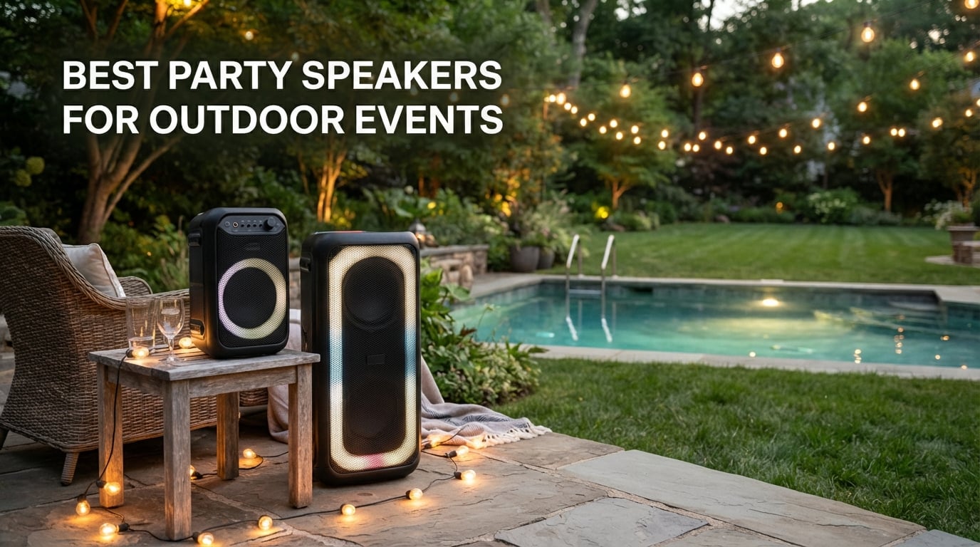 best party speakers for outdoor events