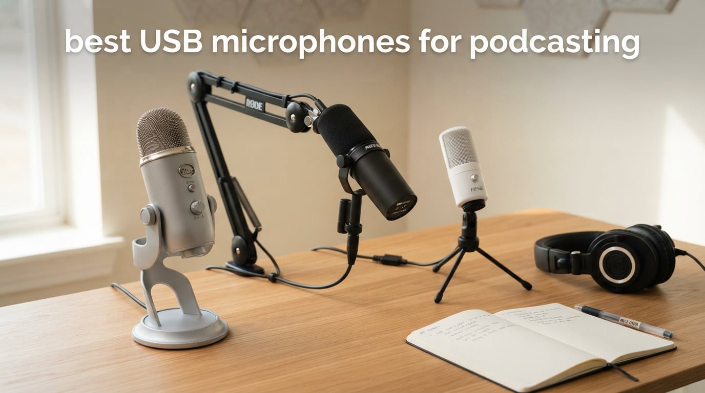 best USB microphones for podcasting