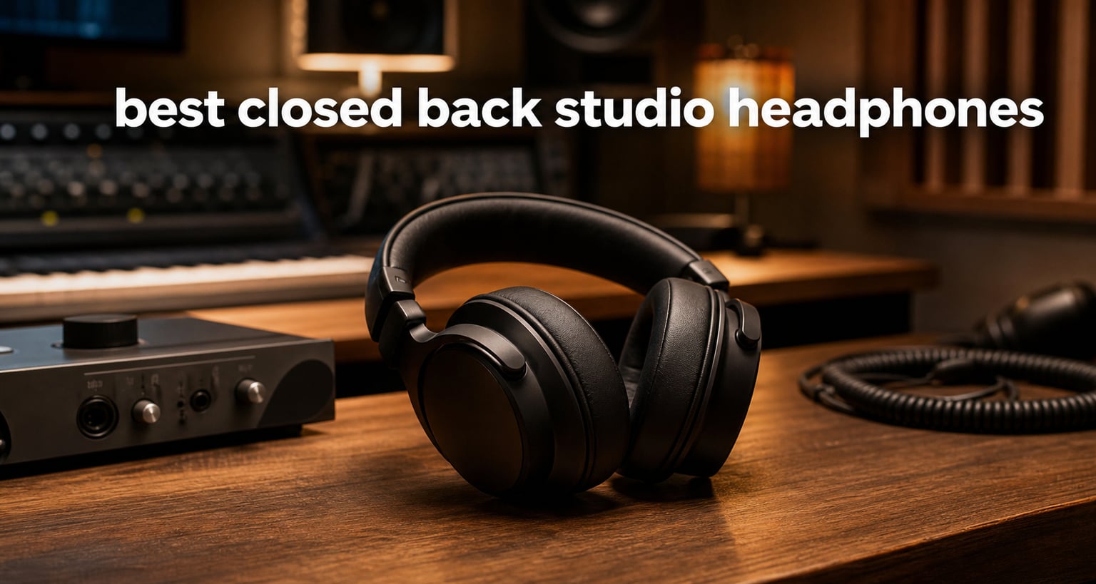 best closed back studio headphones