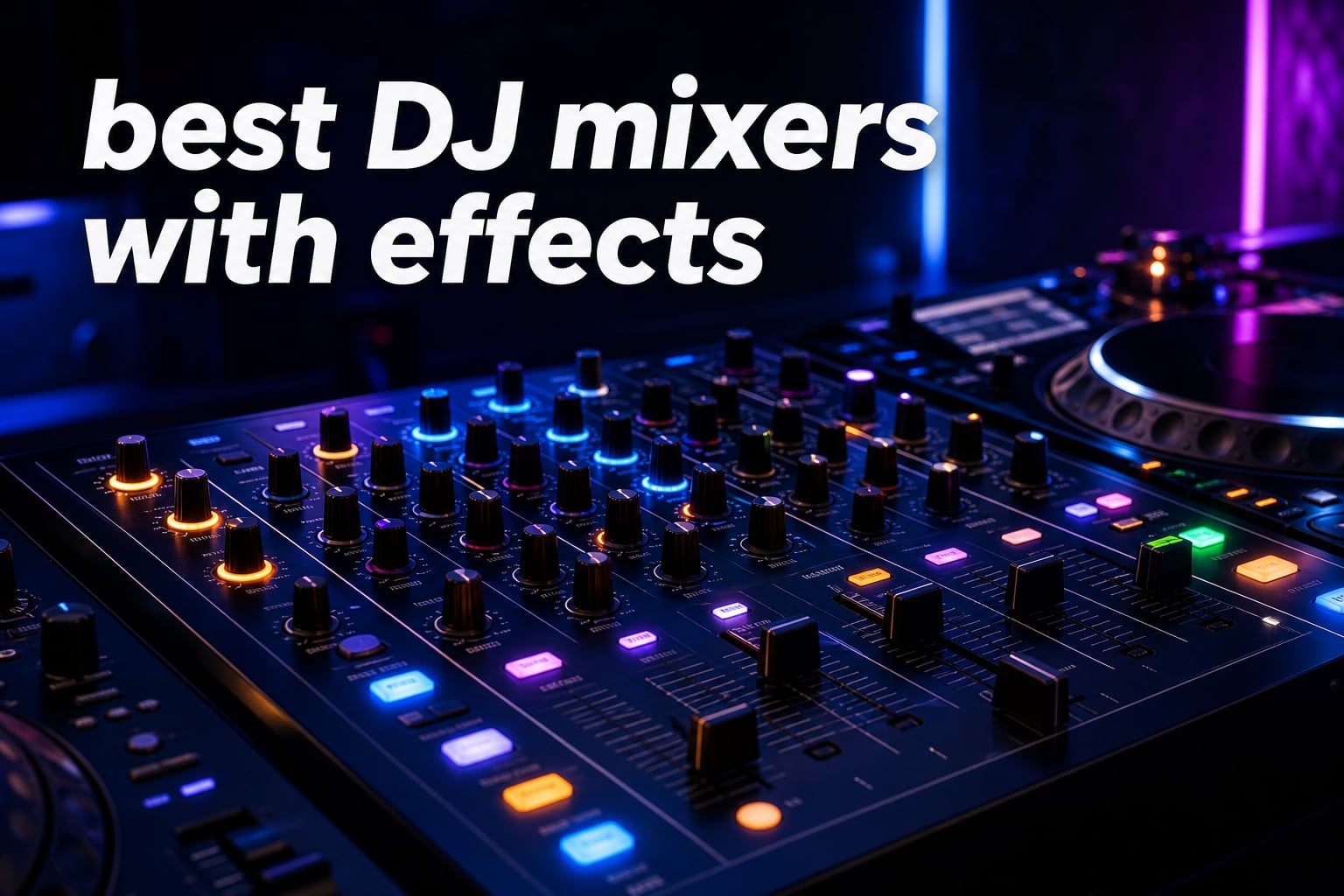 best DJ mixers with effects