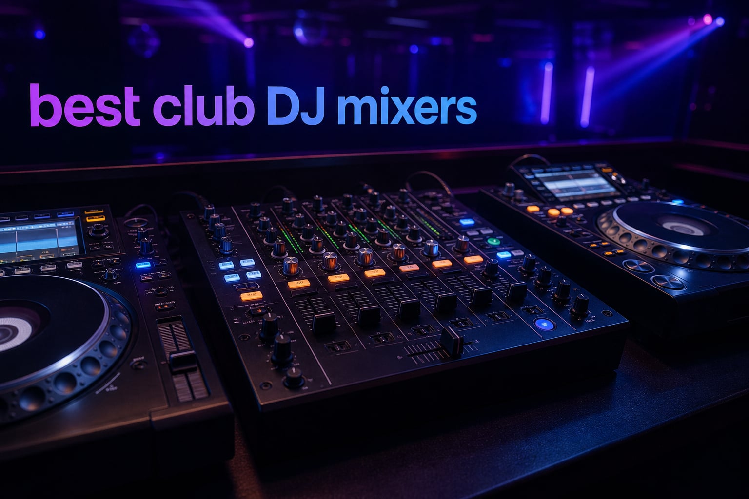 best club DJ mixers
