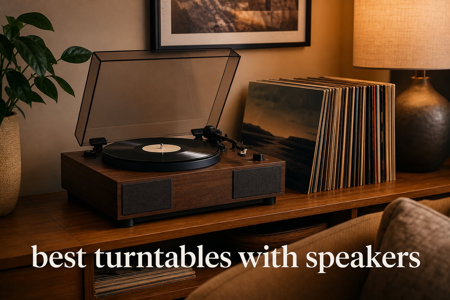 best turntables with speakers