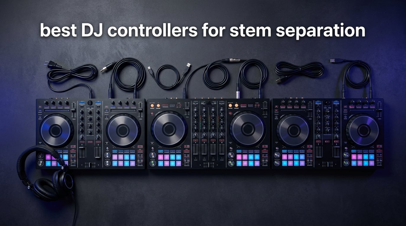 best DJ controllers for stem separation