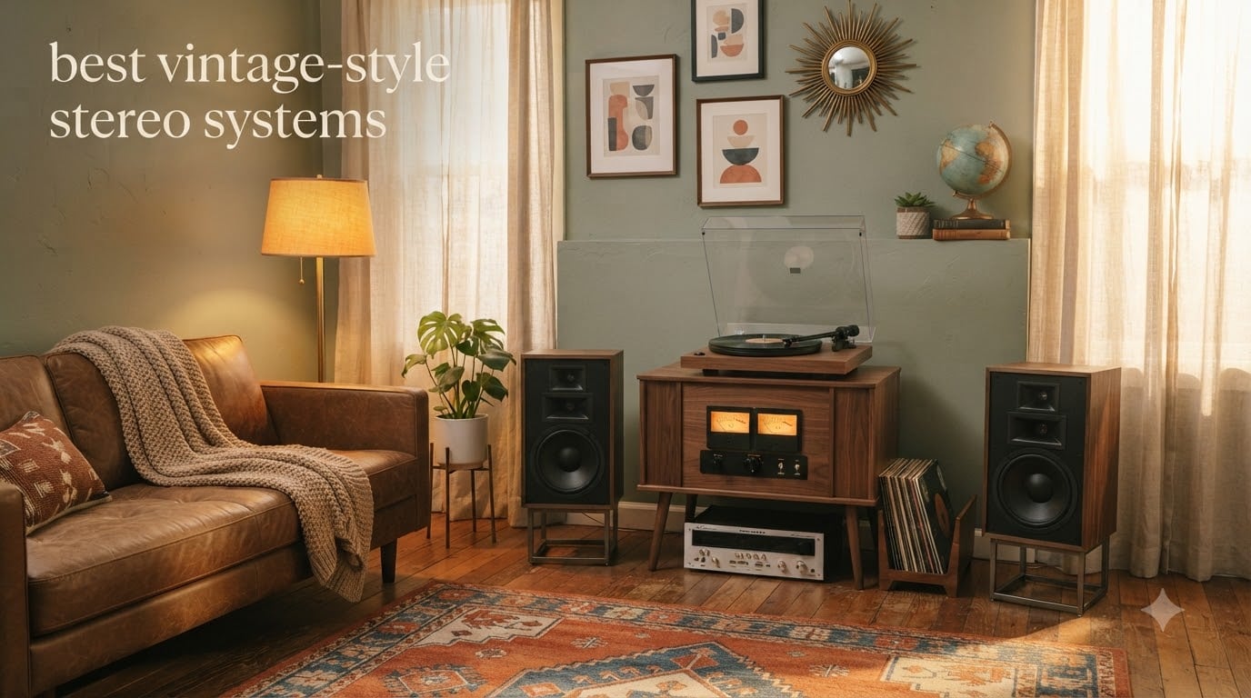 best vintage-style stereo systems