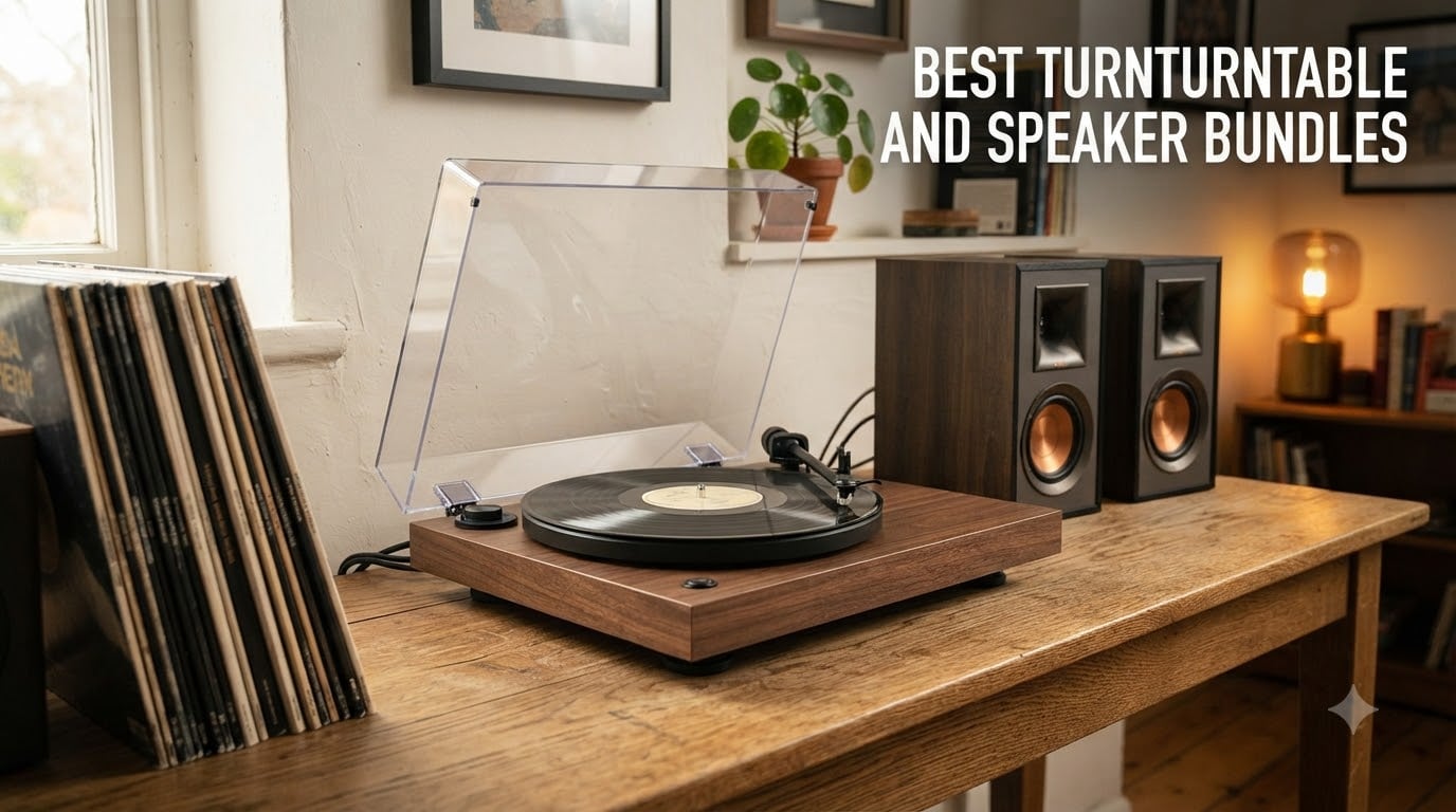 best turntable and speaker bundles