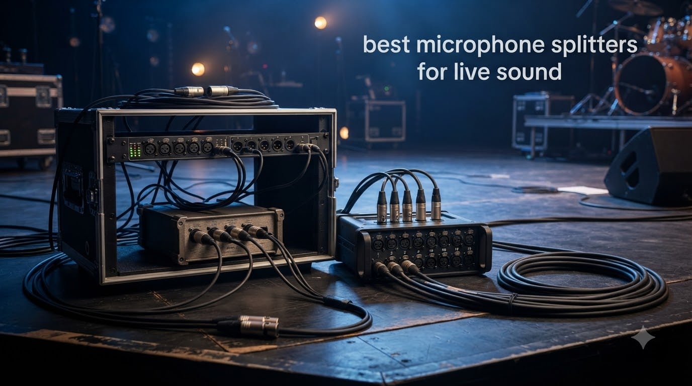 best microphone splitters for live sound