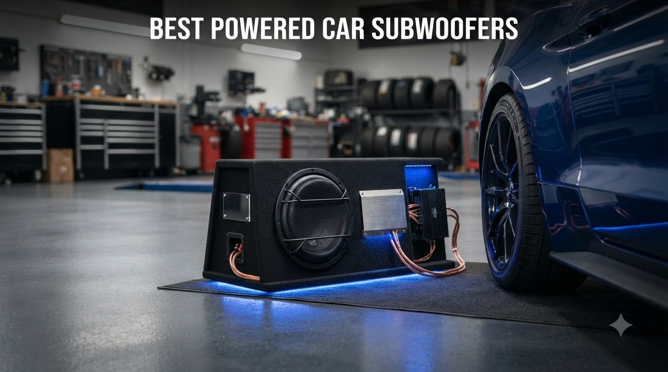 best powered car subwoofers