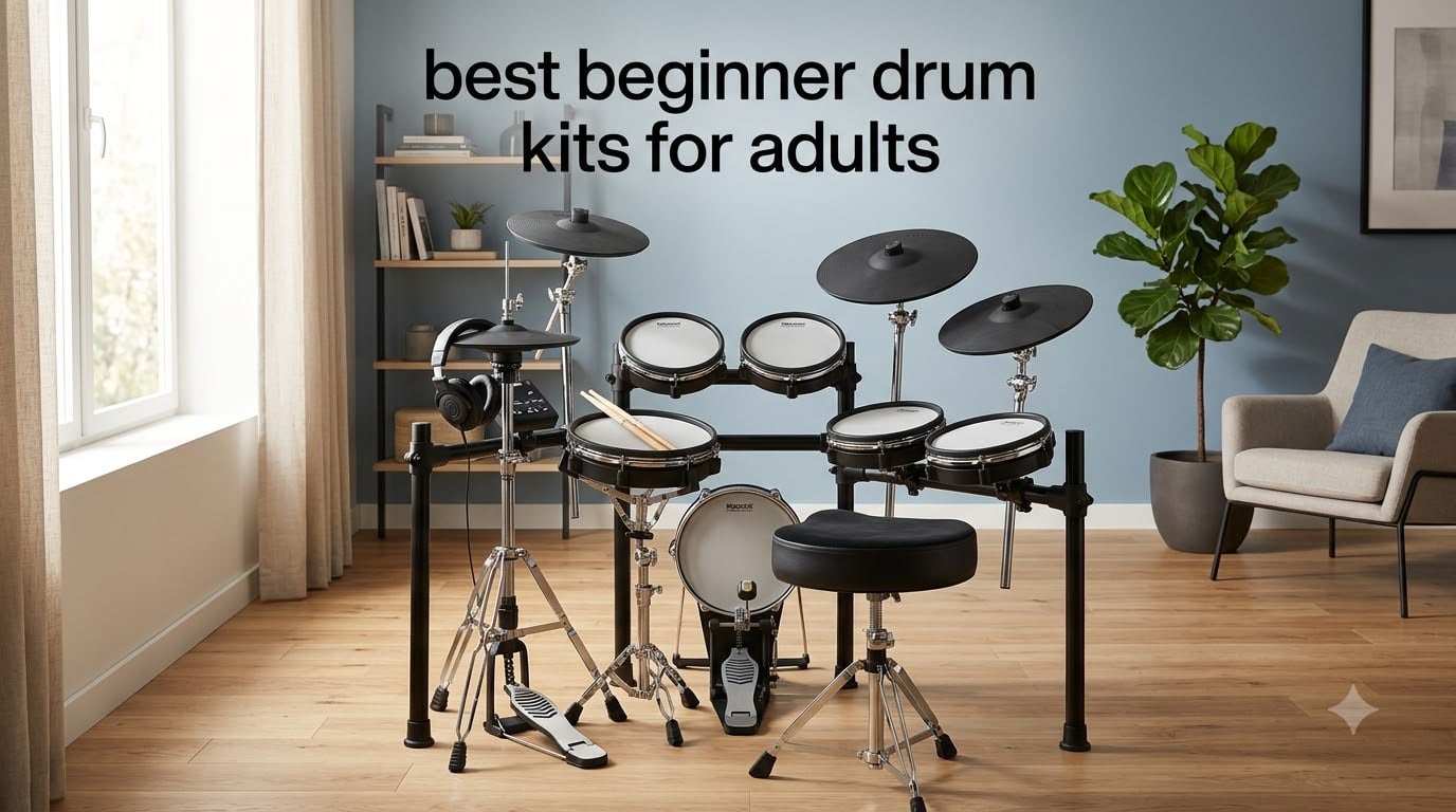 best beginner drum kits for adults