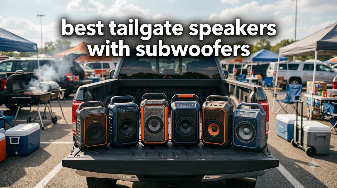 best tailgate speakers with subwoofers
