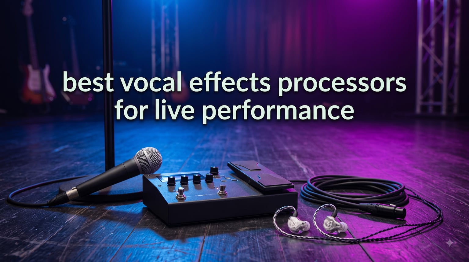 best vocal effects processors for live performance