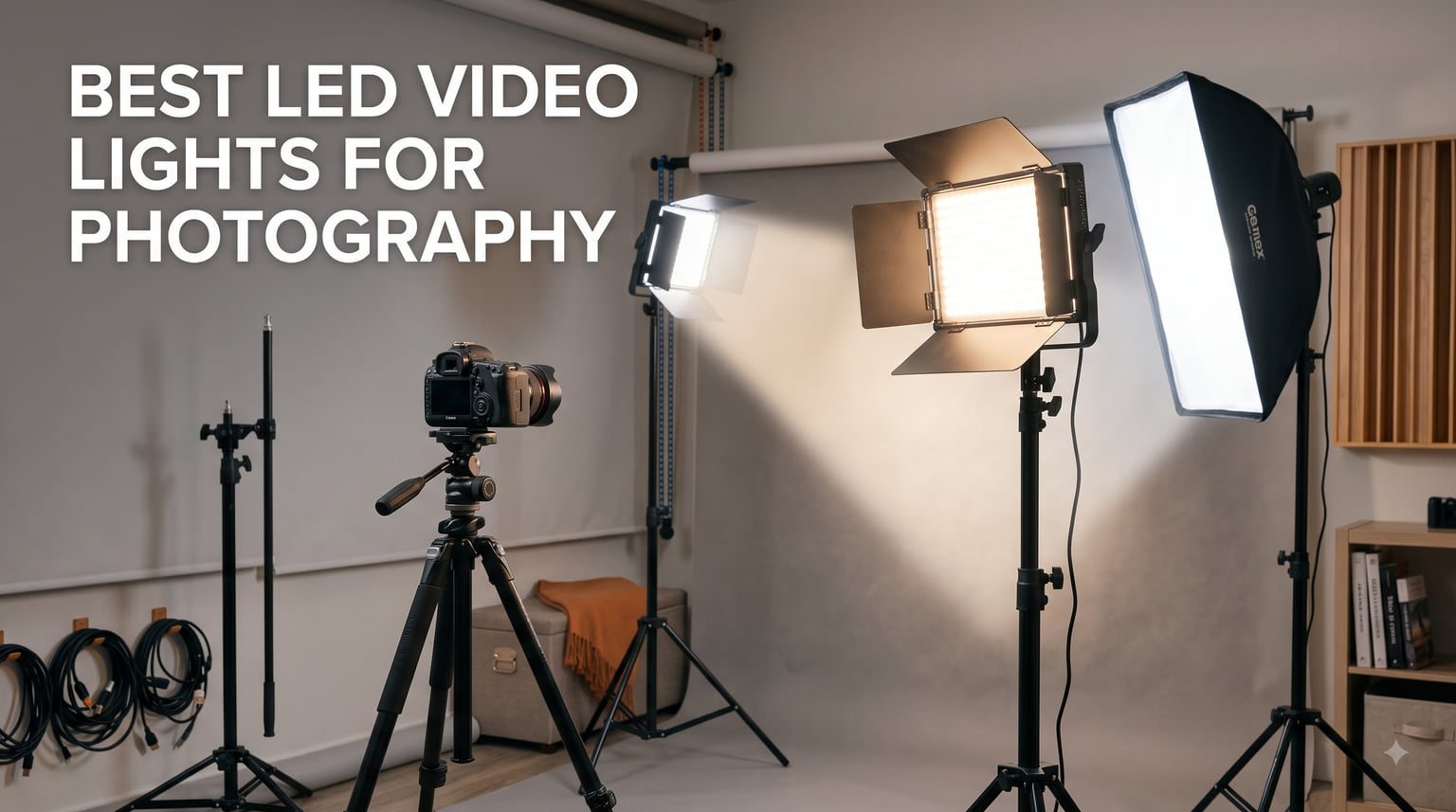 best LED video lights for photography