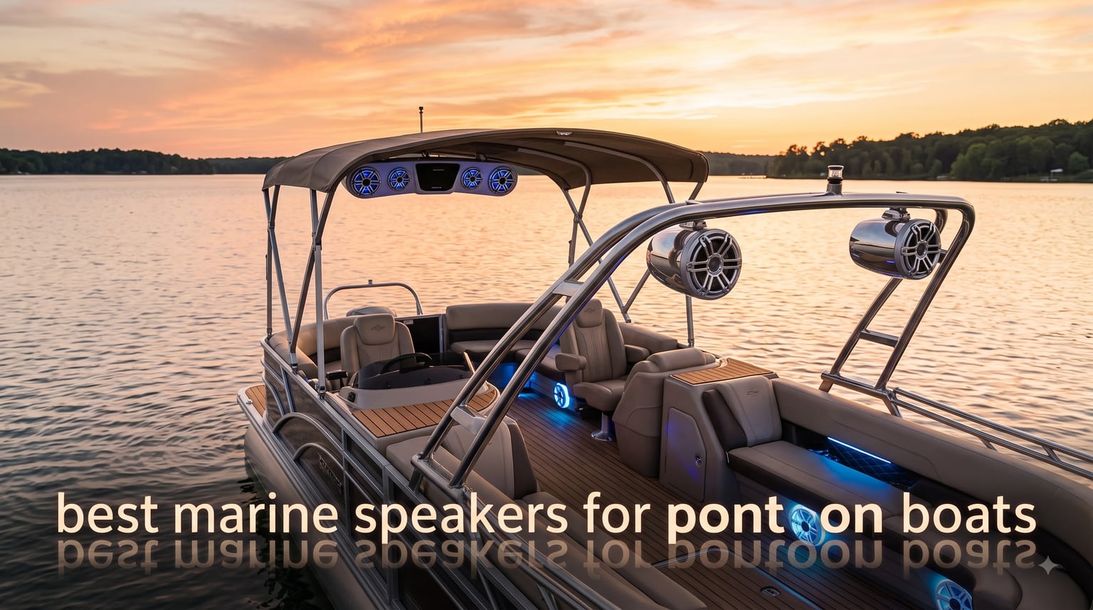 best marine speakers for pontoon boats