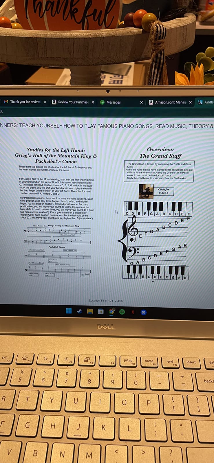 Piano Book for Adult Beginners: Teach Yourself How to Play Famous Piano Songs, Read Music, Theory & Technique (Book & Streaming Video Lessons) customer photo 1