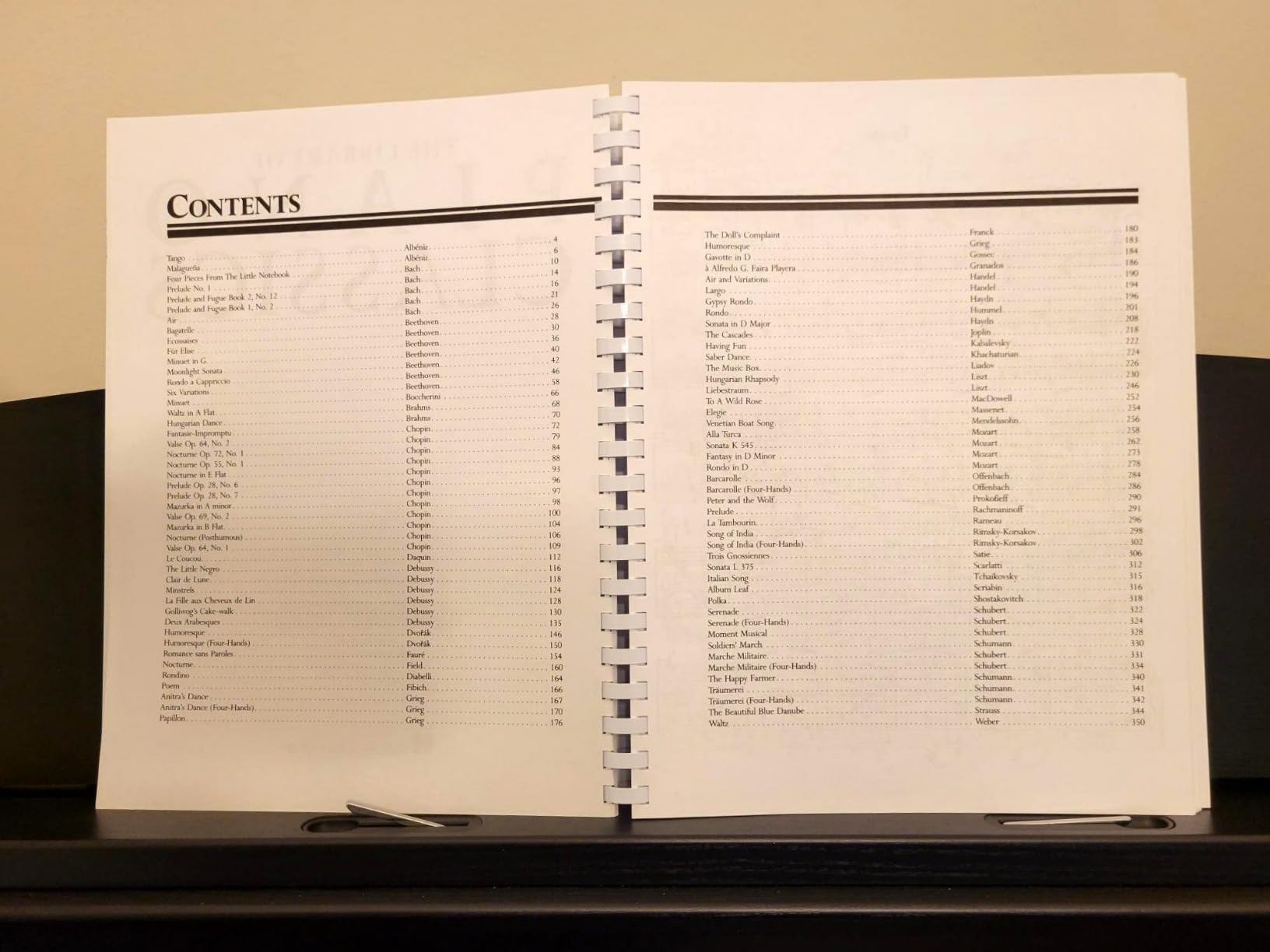 Library of Piano Classics | Collection of Famous Classical Piano Pieces | Piano Solo Sheet Music Book for Intermediate to Advanced Players | Timeless Repertoire Songbook customer photo 2