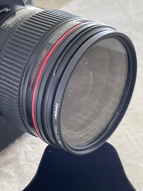 Tiffen 49mm UV Protector Filter 49mm Lens Filter Impact & Scratch Resistant | Scratch Resistant, Reduces the Bluish cast of Daylight, Camera Lens Ultra Slim Lens Clear Optical Glass customer photo 2