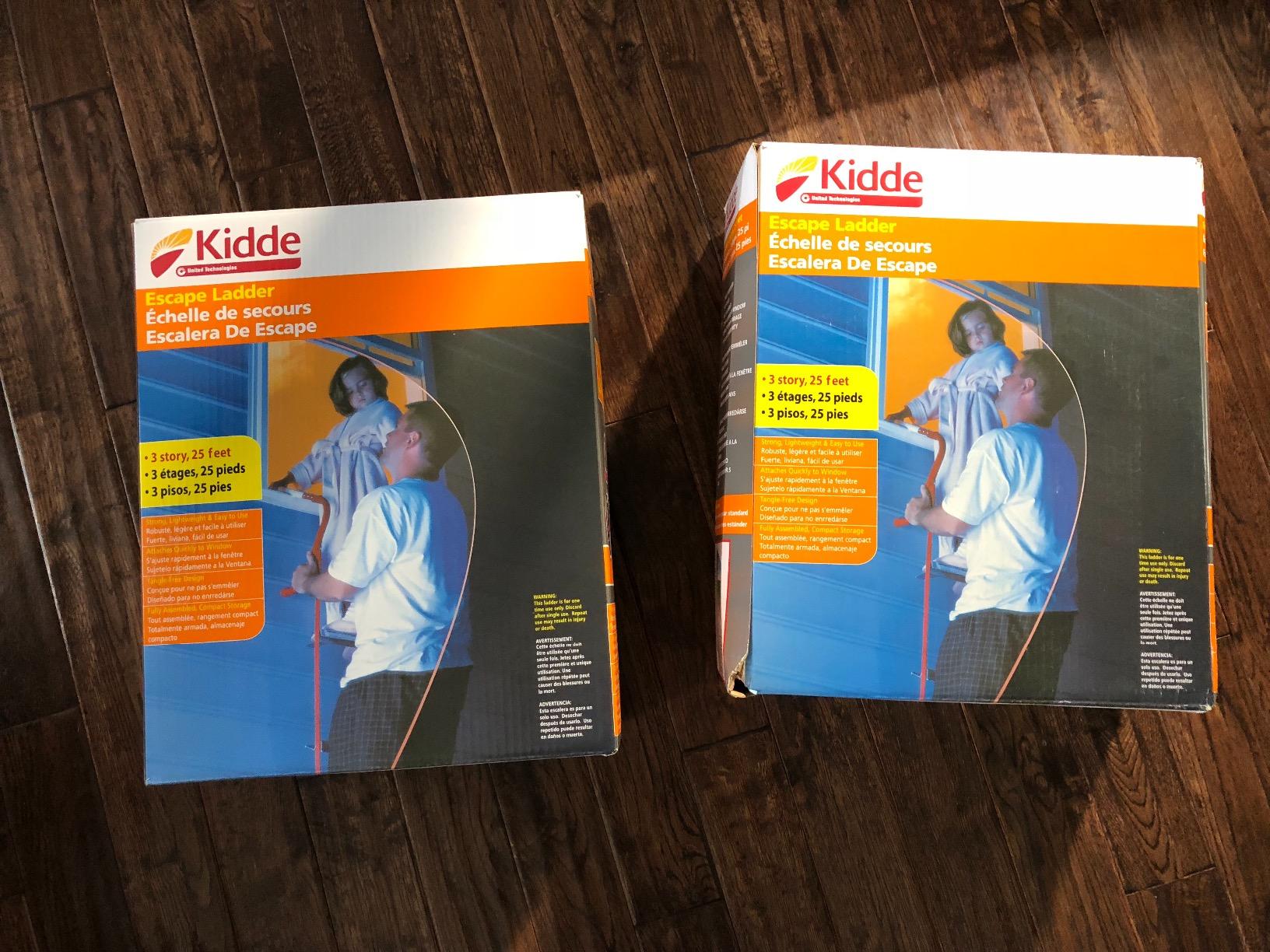 Kidde Fire Escape Ladder, 2-Story Rope Ladder, Extends to 13-Feet, Anti-Slip Rungs customer photo 1