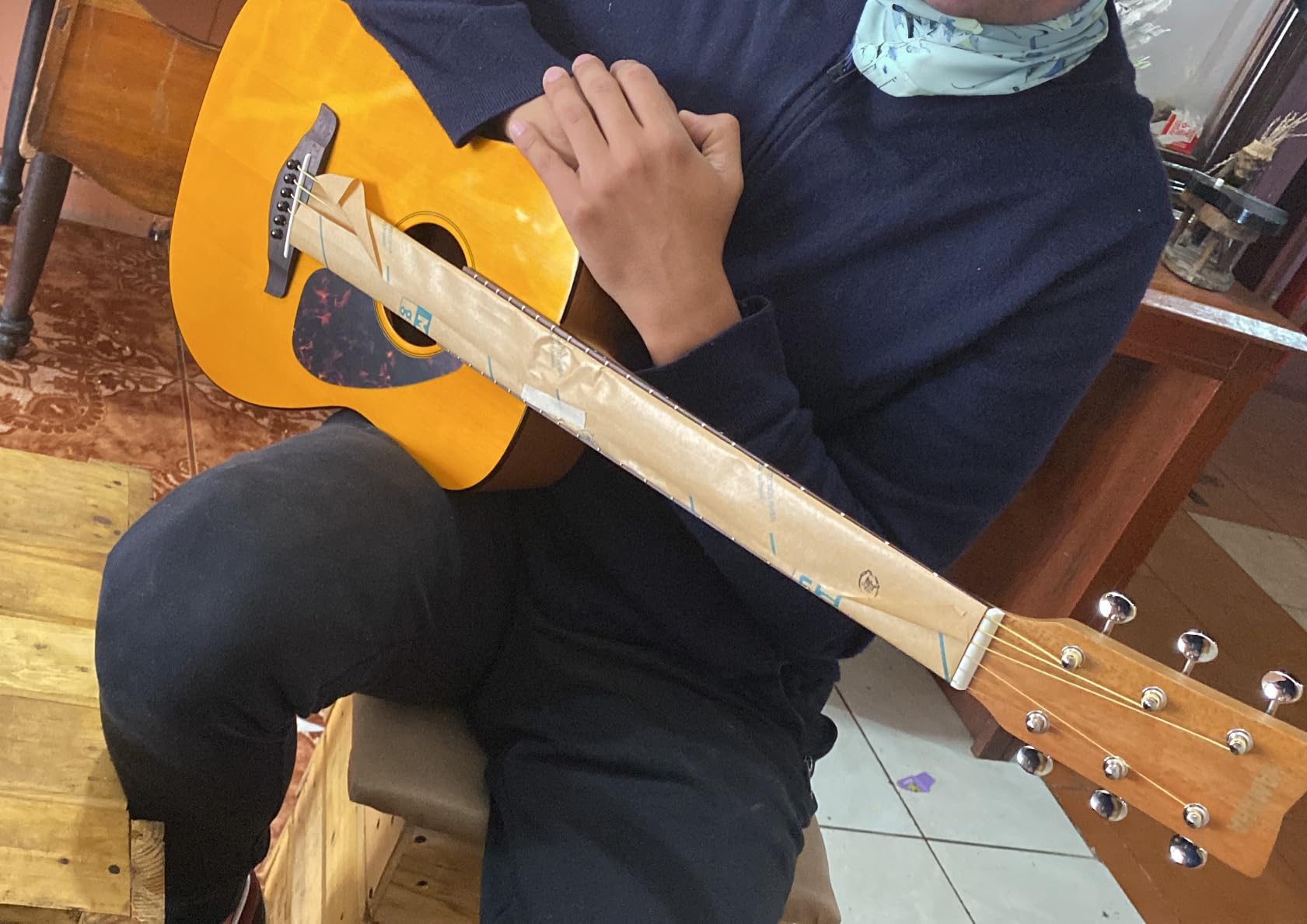 Yamaha JR1 FG Junior 3/4 Size Acoustic Guitar, Natural customer photo 1