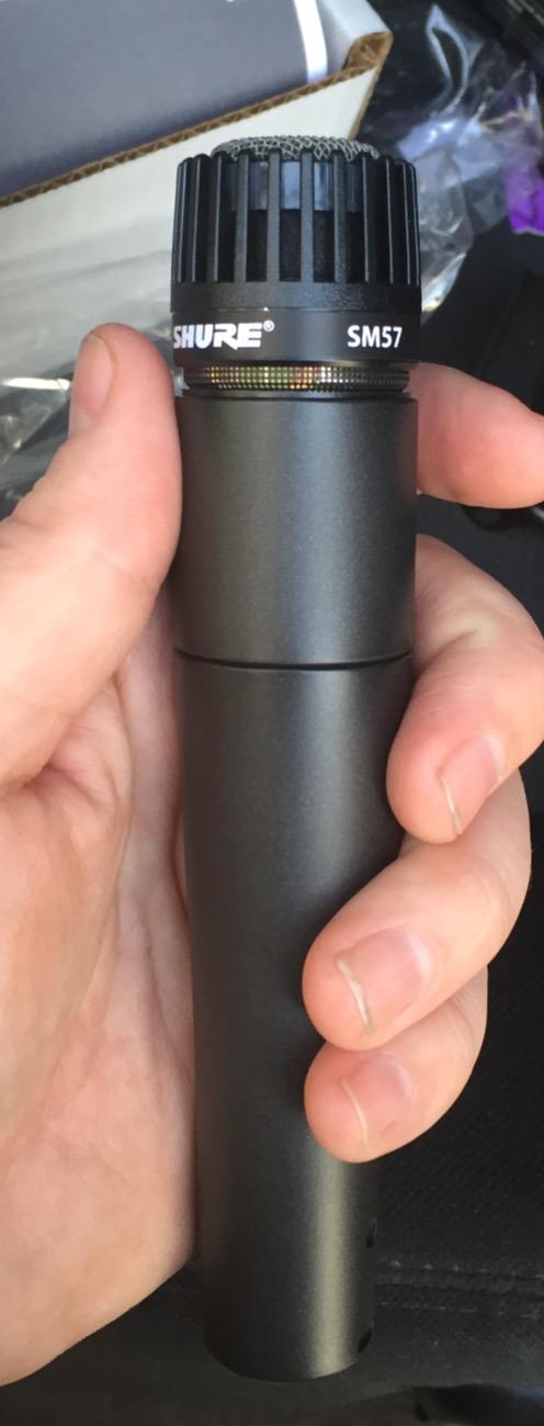 Shure SM57 Pro XLR Dynamic Instrument Microphone customer photo 2