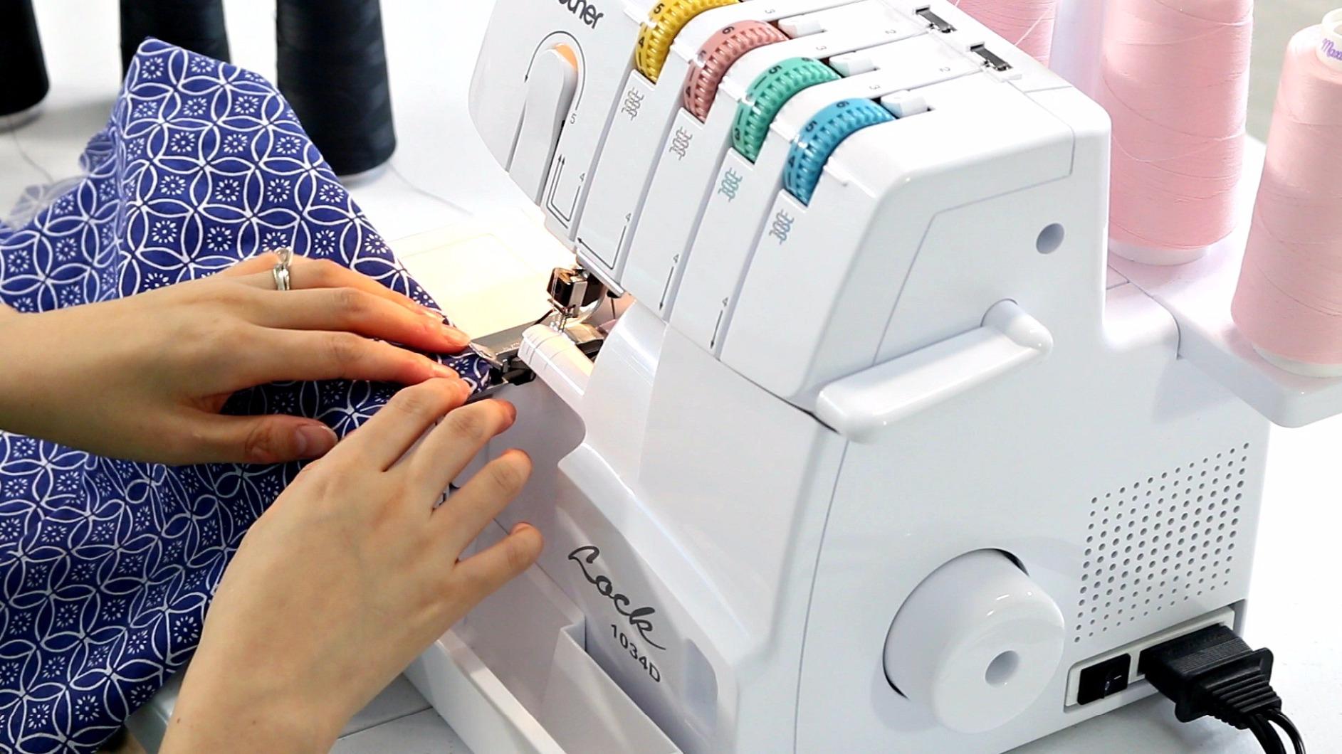 Brother 1034D Serger Overlock Sewing Machine | 300 Stitches Per Minute, Removeable Trim Trap, 3 Included Accessory Feet customer photo 2