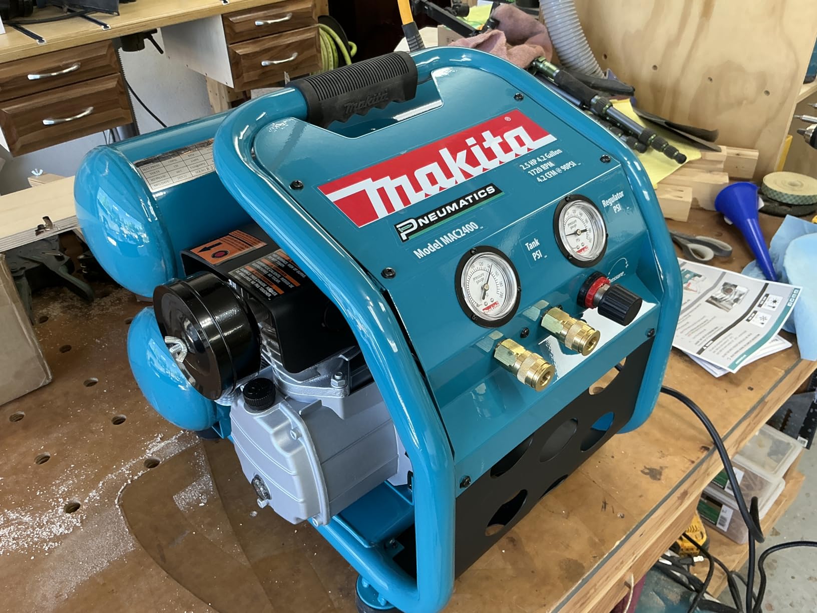 Makita MAC2400 2.5 HP Big Bore Air Compressor customer photo 2
