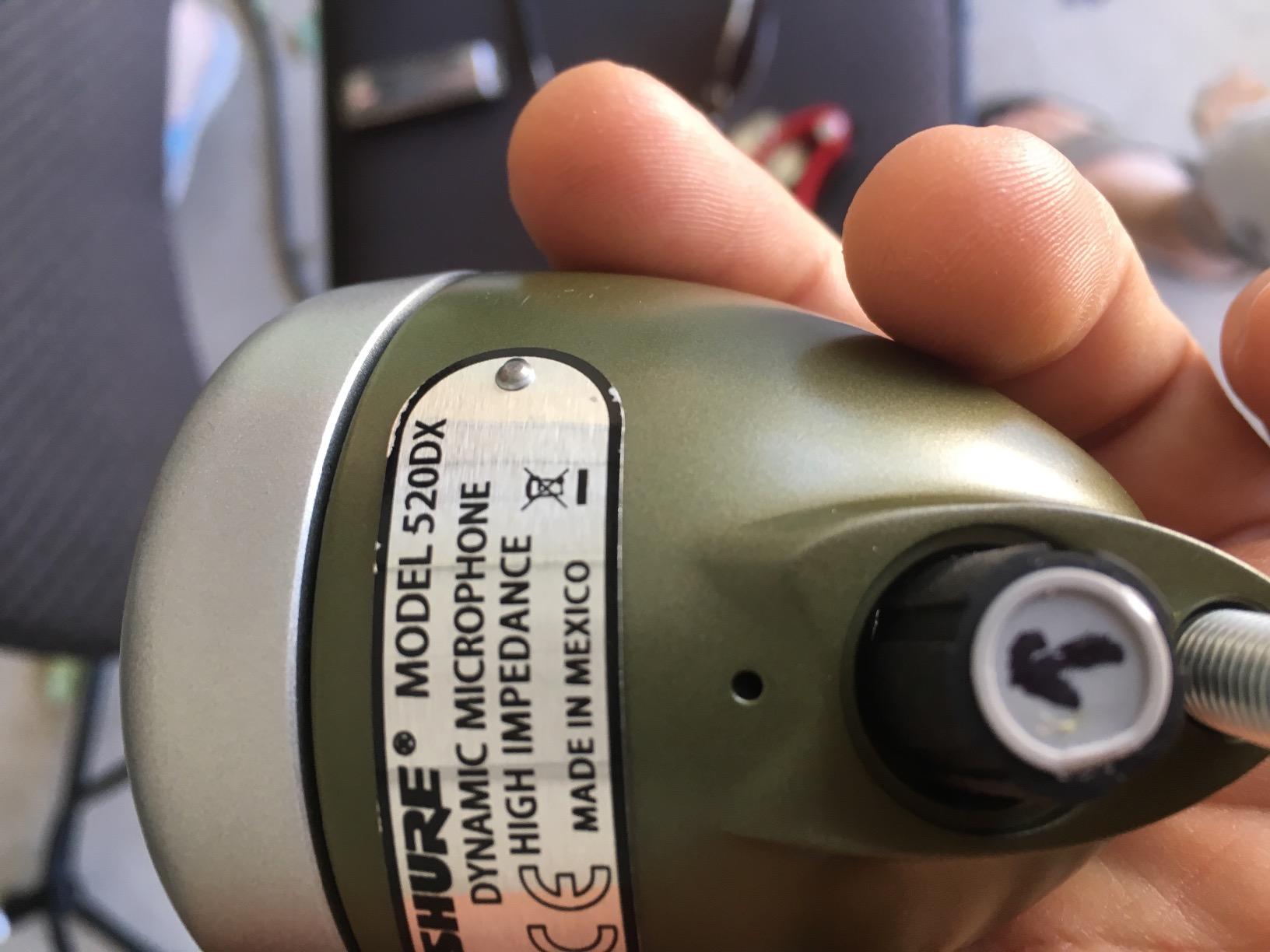 Shure 520DX Green Bullet Dynamic Microphone customer photo 2