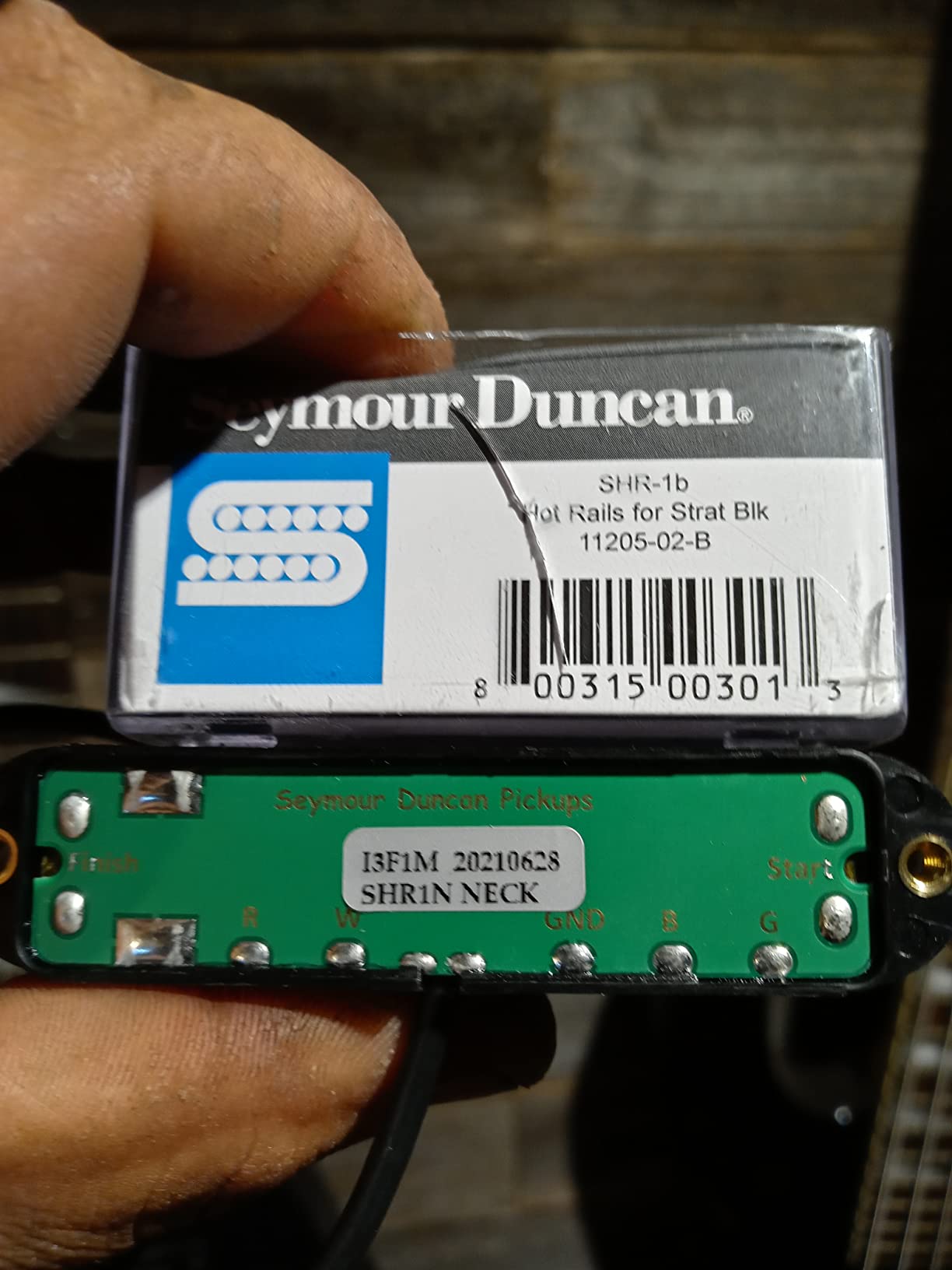 Seymour Duncan Hot Rails Strat - Bridge - Black customer photo 1